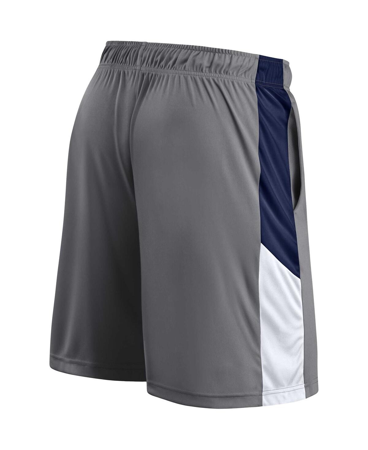Shop Fanatics Men's  Gray Dallas Cowboys Primary Logo Shorts