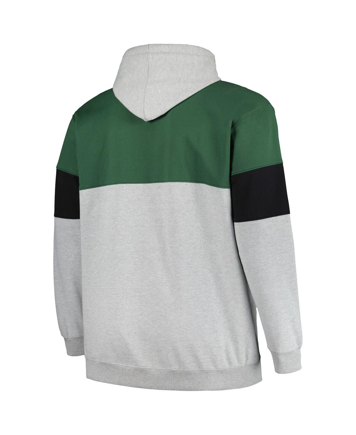 Men's Fanatics Black Milwaukee Bucks Big and Tall Pullover Hoodie - Black