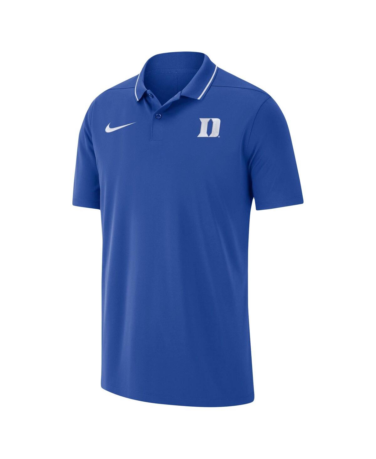 Shop Nike Men's  Royal Duke Blue Devils 2023 Coaches Performance Polo Shirt