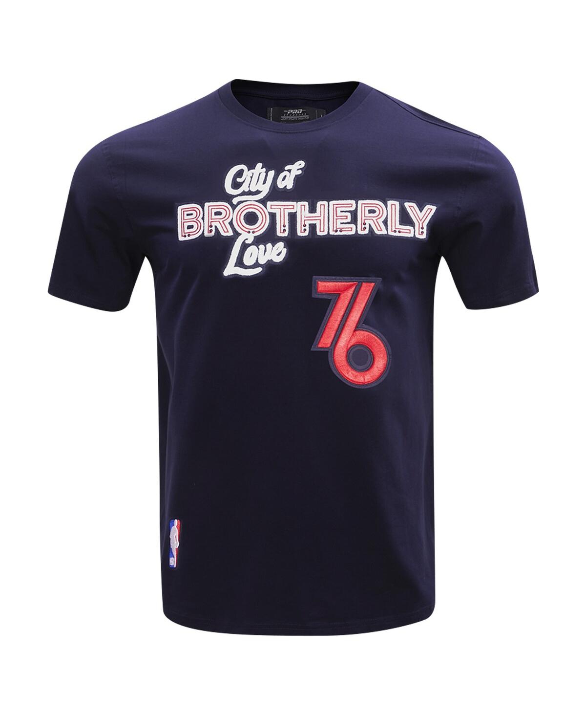 Pro Standard Men's  Navy Philadelphia 76ers 2023 City Edition T-shirt In Navy