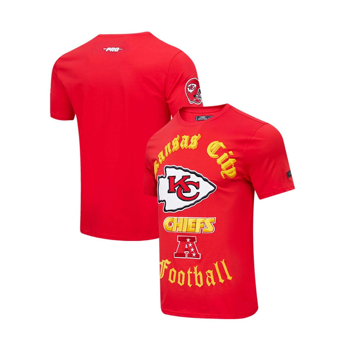 Мужская футболка Pro Standard Red Kansas City Chiefs Old English — фото 1