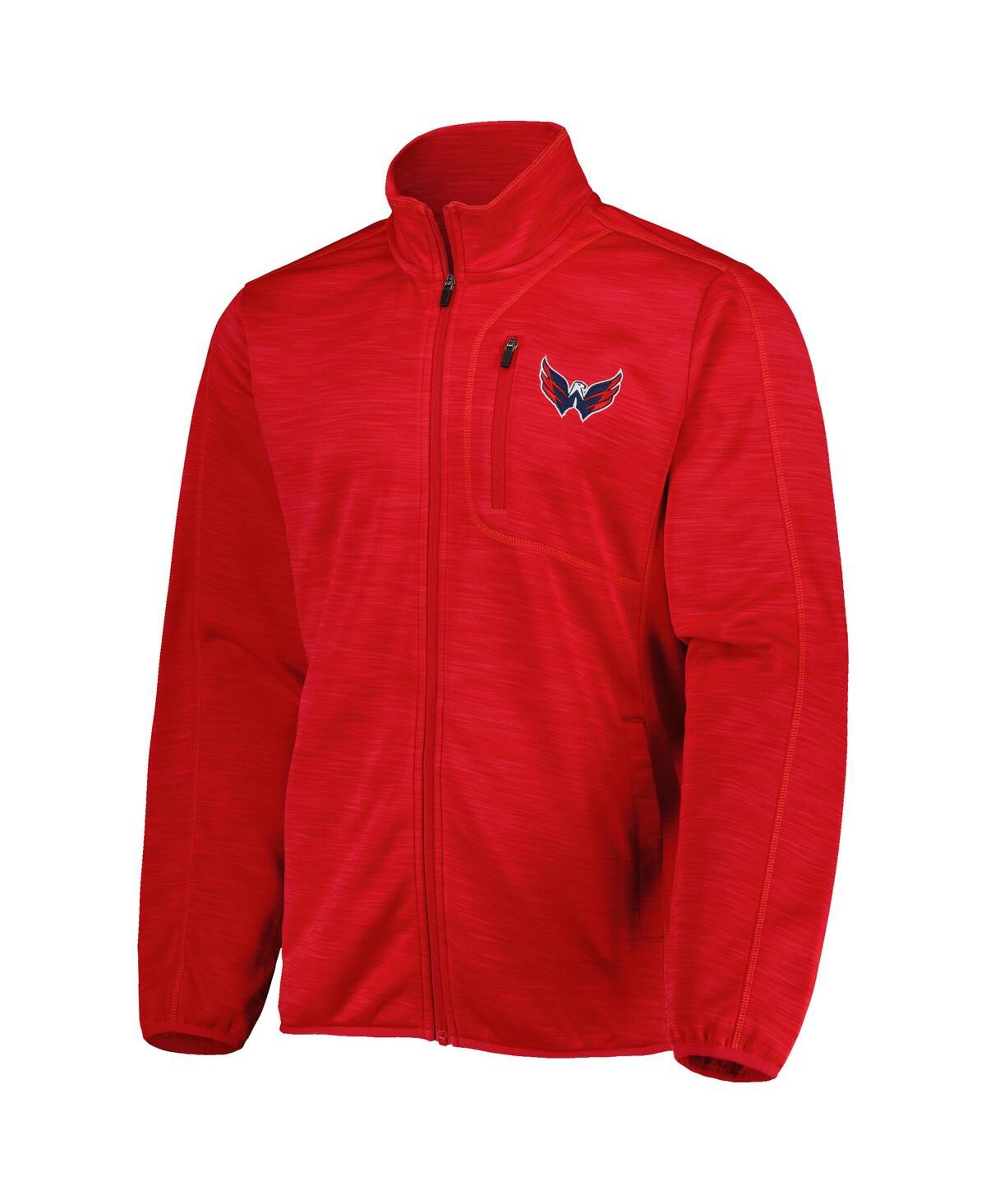 G-iii Sports By Carl Banks Red Washington Capitals Closer Transitional Full-zip Jacket In Red