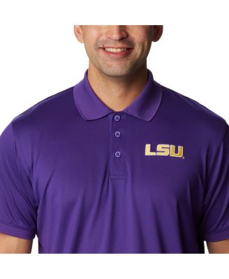 Men's Purple LSU Tigers PFG Tamiami Omni-Shade Polo Shirt