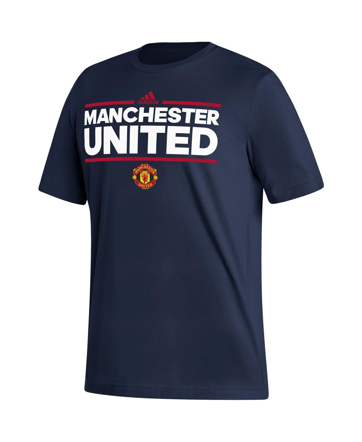 Shop Adidas Originals Men's Adidas Navy Manchester United Dassler T-shirt