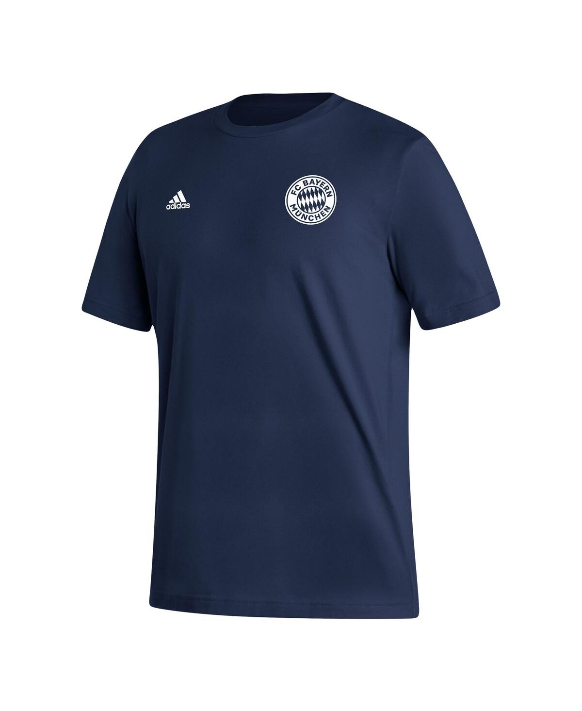 Shop Adidas Originals Men's Adidas Navy Bayern Munich Crest T-shirt