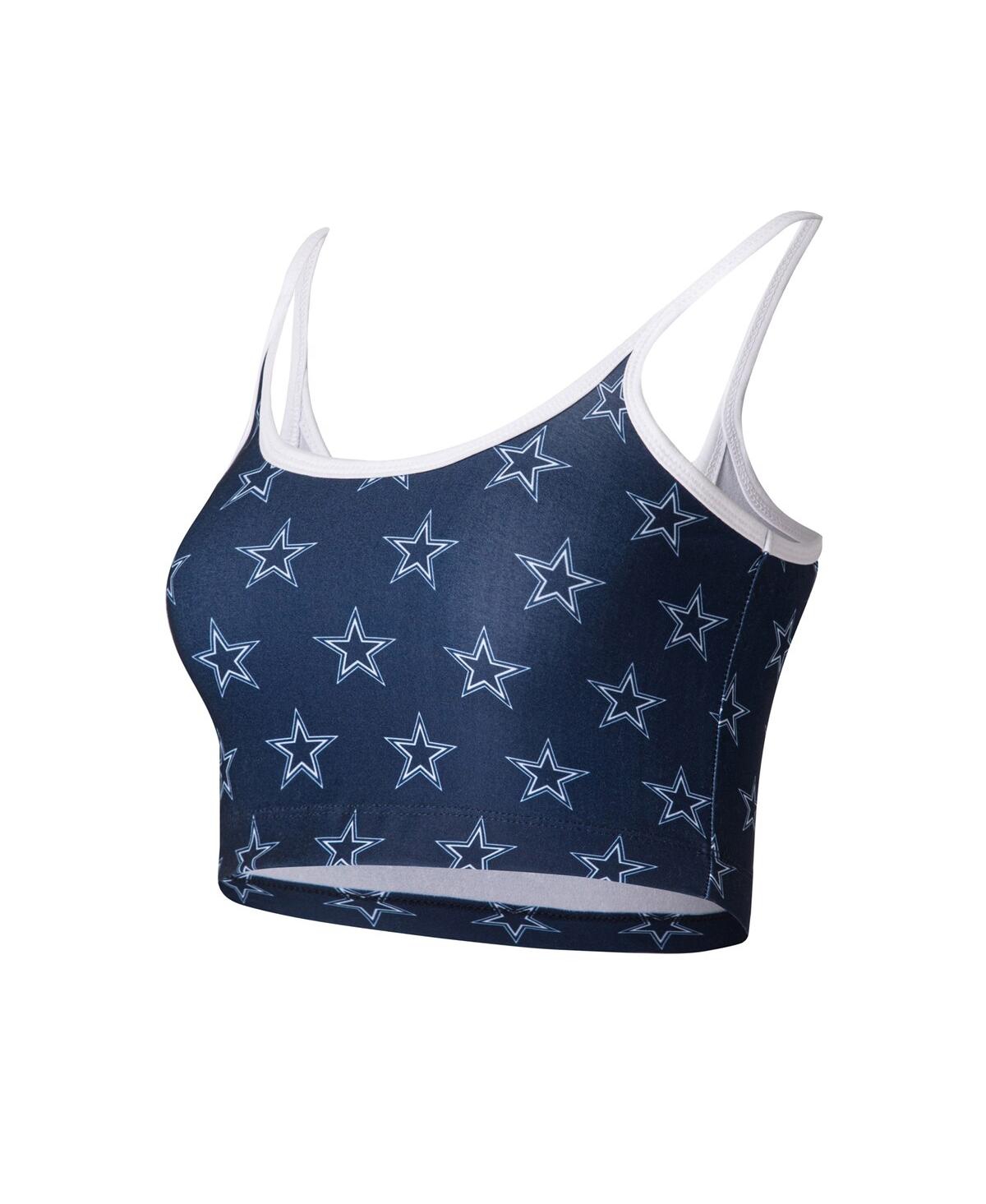 Shop Concepts Sport Women's  Navy Dallas Cowboys Gauge Lounge Bralette