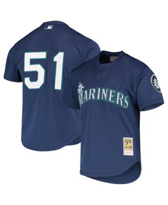 Men s Mitchell Ness Ichiro Suzuki Royal Seattle Mariners Cooperstown Collection Mesh Batting Practice Jersey Macy s