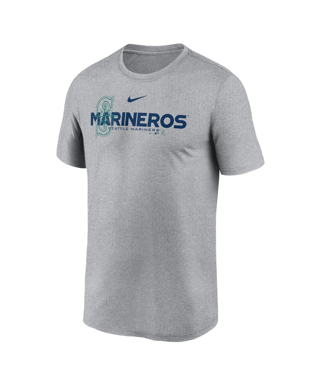 Men's NikeSeattle Mariners Local Rep Legend Performance T-shirt - Heathered Charcoal