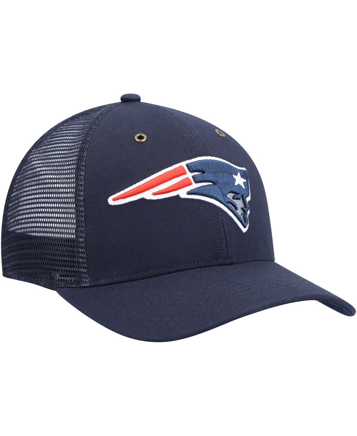 Men's Carhartt x '47 BrandNew England Patriots Mvp Trucker Snapback Hat - Navy