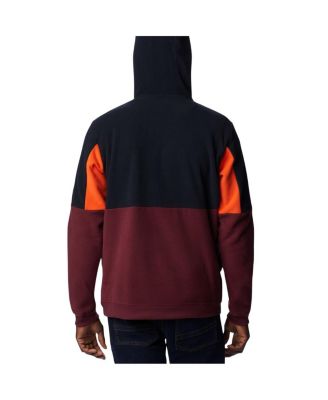 Men's Maroon Virginia Tech Hokies Lodge Quarter-Zip Hoodie
