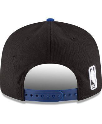 Men's Black, Blue New York Knicks 2-Tone 9FIFTY Adjustable Snapback Hat
