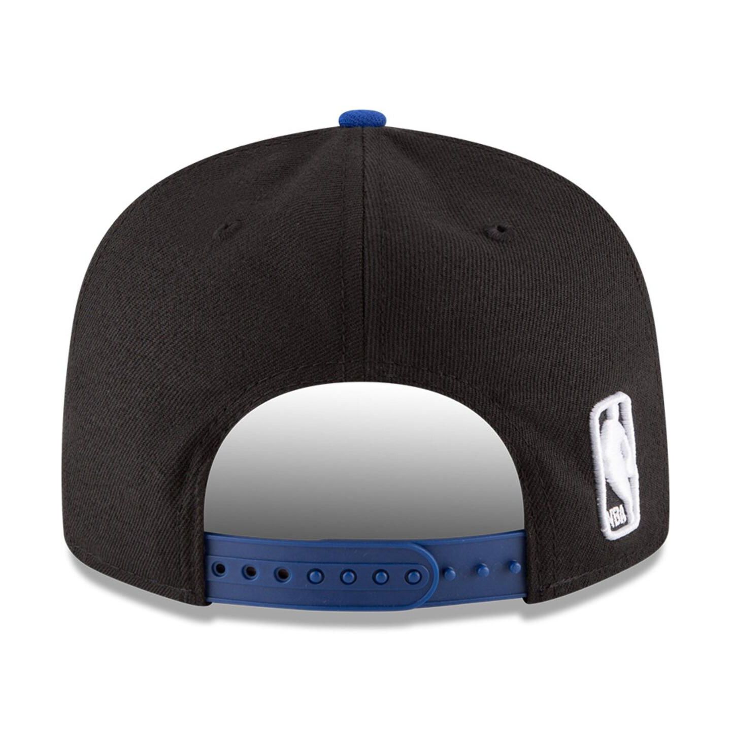 Мужская кепка New Era Black, Blue New York Knicks 2-Tone 9FIFTY Adjustable Snapback Hat — фото 2
