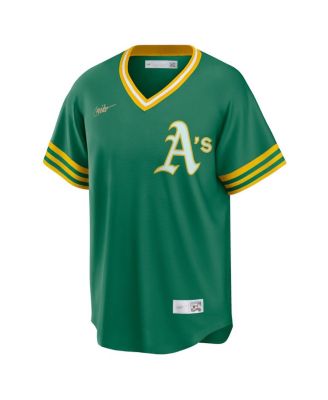 Men's Kelly Green Oakland Athletics Road Cooperstown Collection Team Jersey
