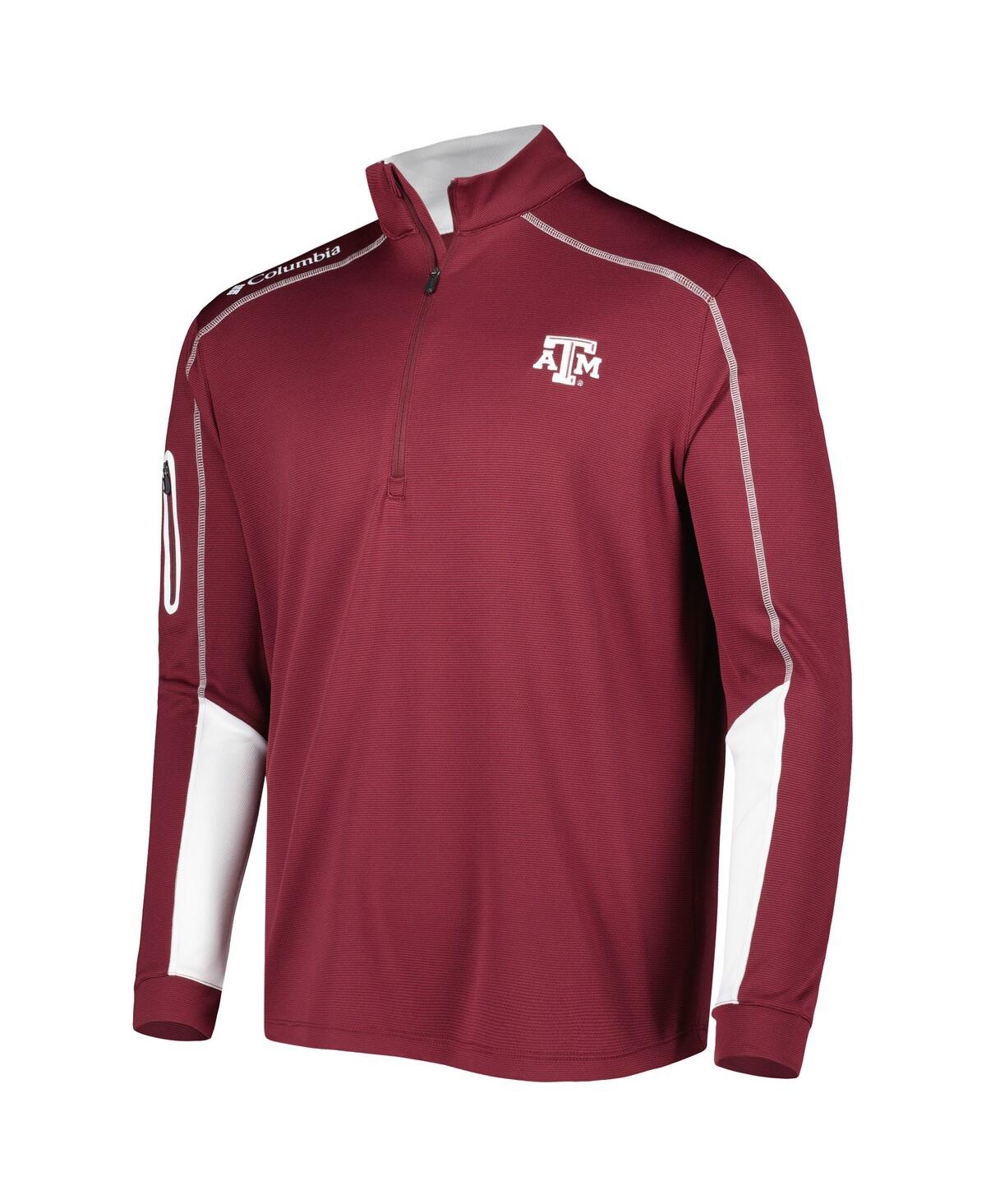 Columbia Men's  Maroon Texas A&m Aggies Shotgun 2.0 Omni-wick Quarter-zip Jacket In Maroon