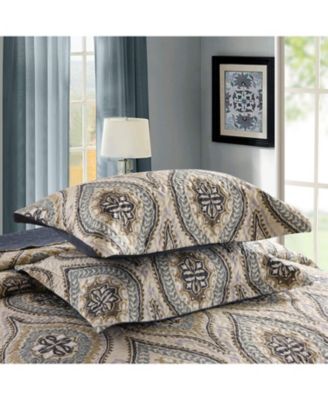 3 Piece Quilted Bedspread Quilt Set Lightweight Bedspread A16 - Queen