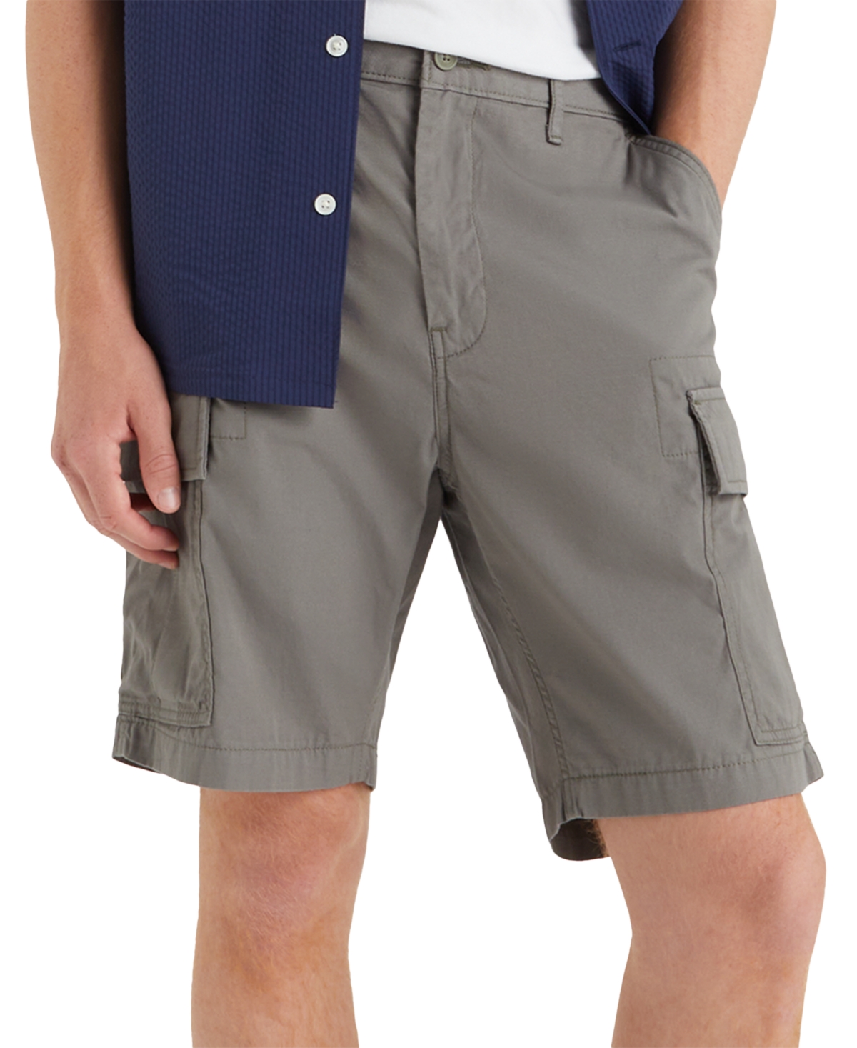 Levi's Men's Carrier Loose-fit 9.5" Stretch Cargo Shorts In Smokey Oli