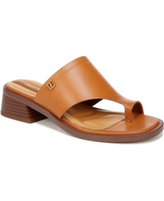 Franco Sarto Size 9 M Women Sandal Slide Brown Leather hot Faine