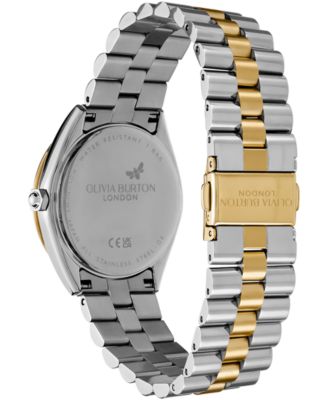 Women's Bejeweled Two-Tone Stainless Steel Watch 34mm