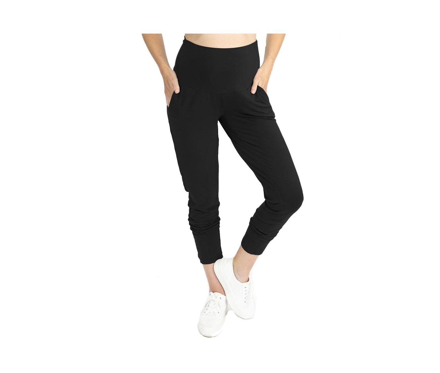 Женские брюки ANGEL MATERNITY Maternity Angel Soft Lounge Pants, цвет: Чёрный — фото 1