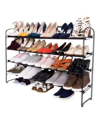 4-Tier Expandable Shoe Rack