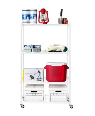 UltraDurable 4-Tier NSF Steel Wire Shelving System