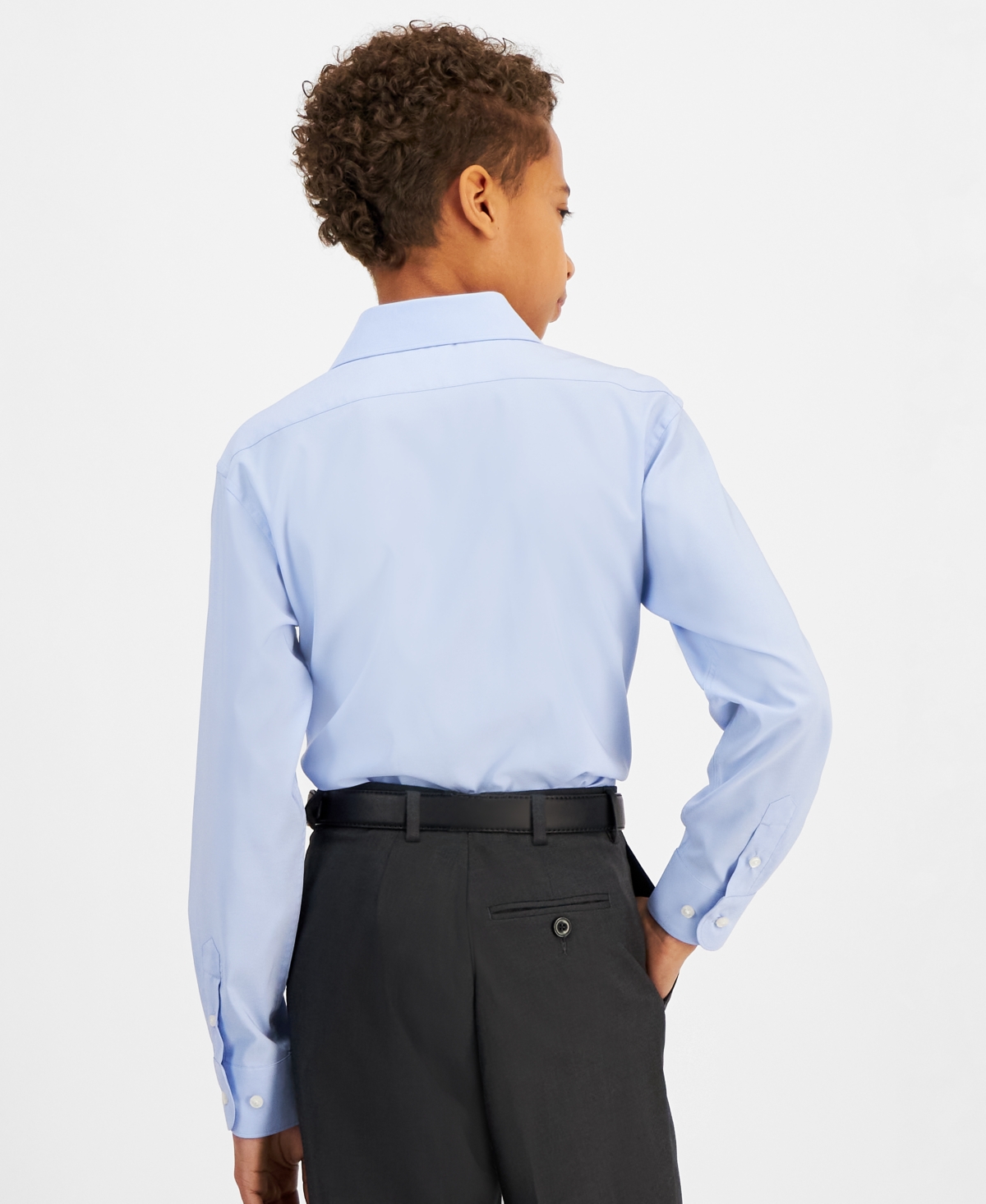 Michael Kors Big Boys Classic Fit Stretch Dress Shirt