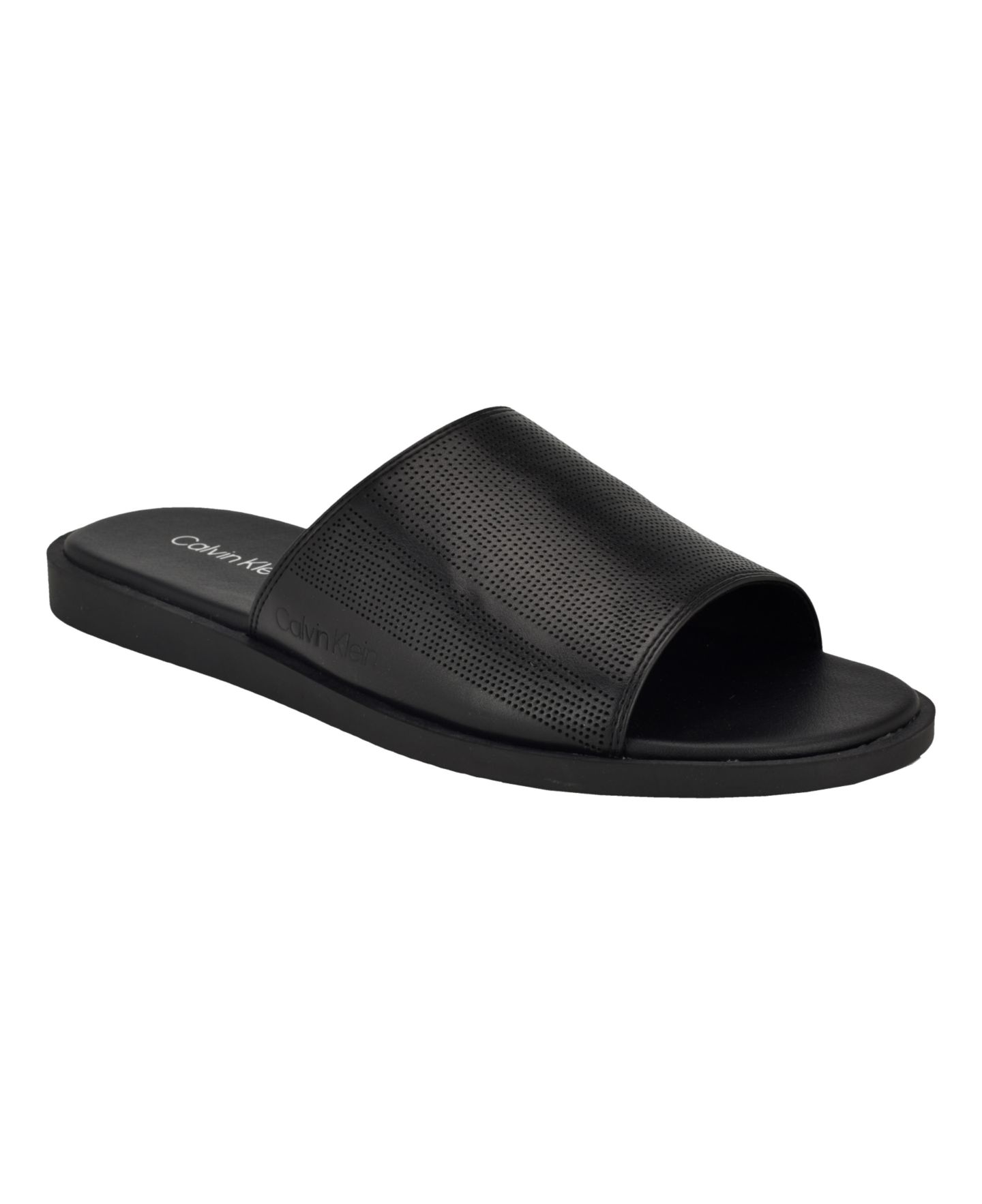 Мужские сандалии Calvin Klein Espar Casual Slip-On, цвет: Чёрный — фото 6