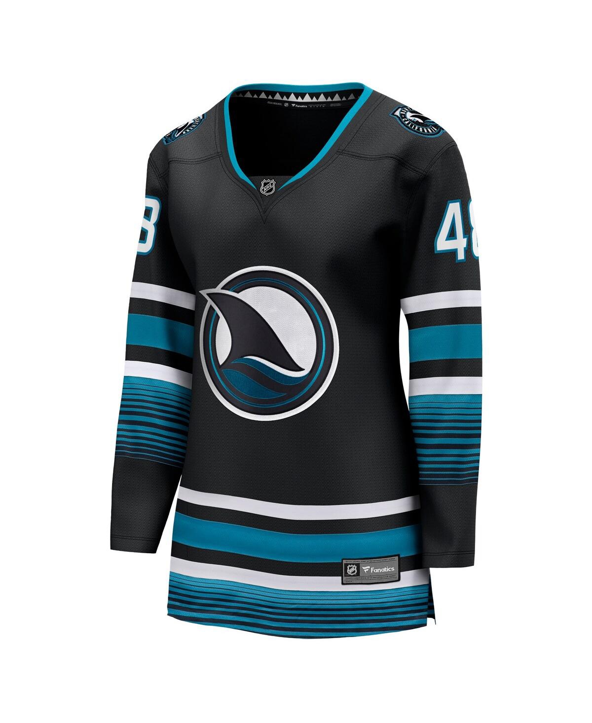 Women's Fanatics Tomas HertlSan Jose Sharks Alternate Premier Breakaway Player Jersey - Black