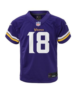 Toddler Boys and Girls Justin Jefferson Purple Minnesota Vikings Alternate Game Jersey