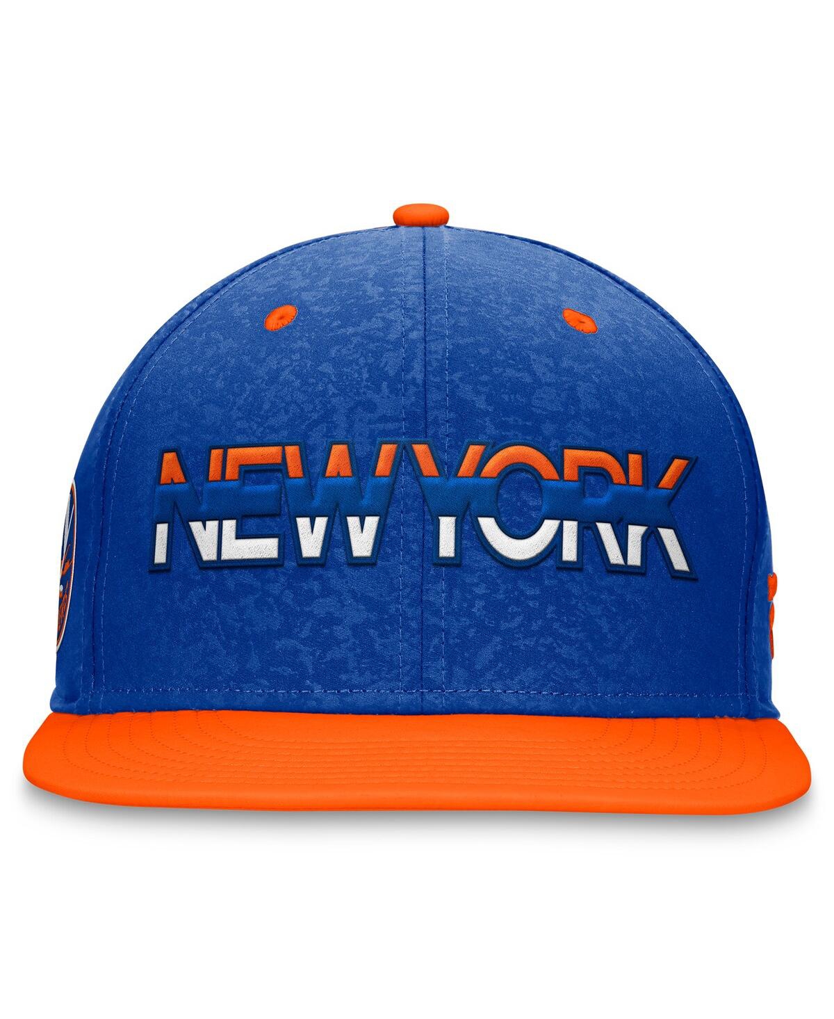 Men's Fanatics Orange New York Islanders Authentic Pro Rink Two-Tone Snapback Hat - Orange