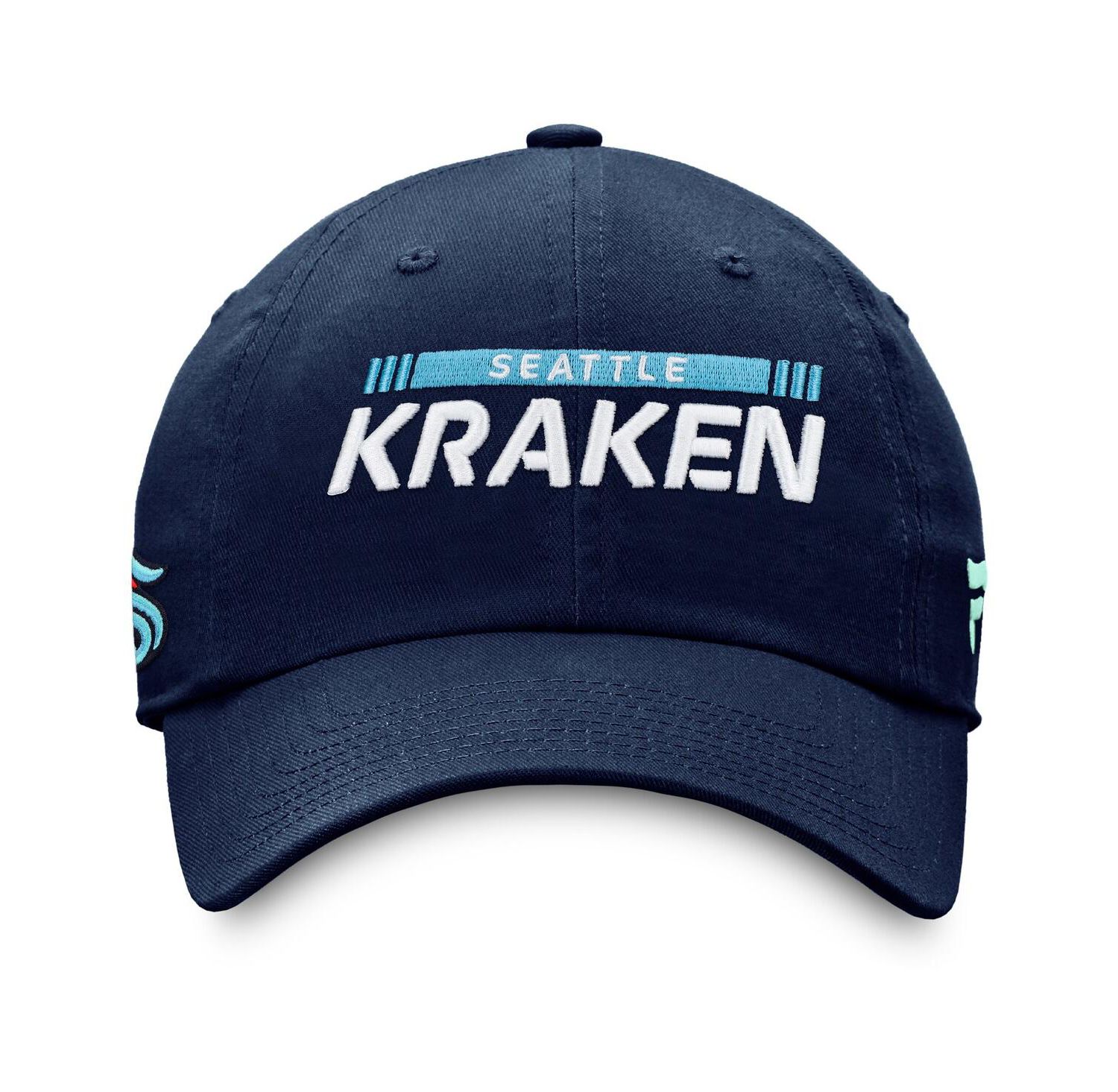 Men's Deep Sea Blue Seattle Kraken Authentic Pro Rink Adjustable Hat
