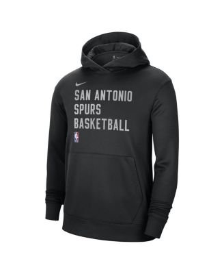 Men's and Women's Black San Antonio Spurs 2023/24 Performance Spotlight On-Court Practice Pullover Hoodie
