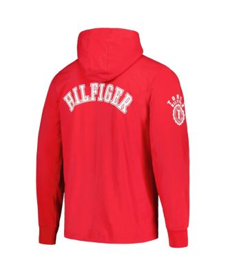 Men's Red Kansas City Chiefs Morgan Long Sleeve Hoodie T-shirt