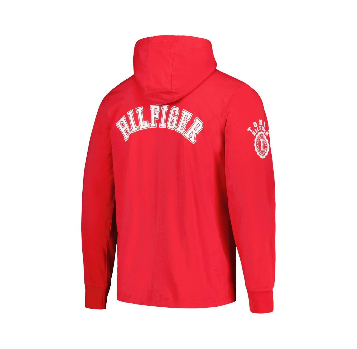 Men's Red Kansas City Chiefs Morgan Long Sleeve Hoodie T-shirt