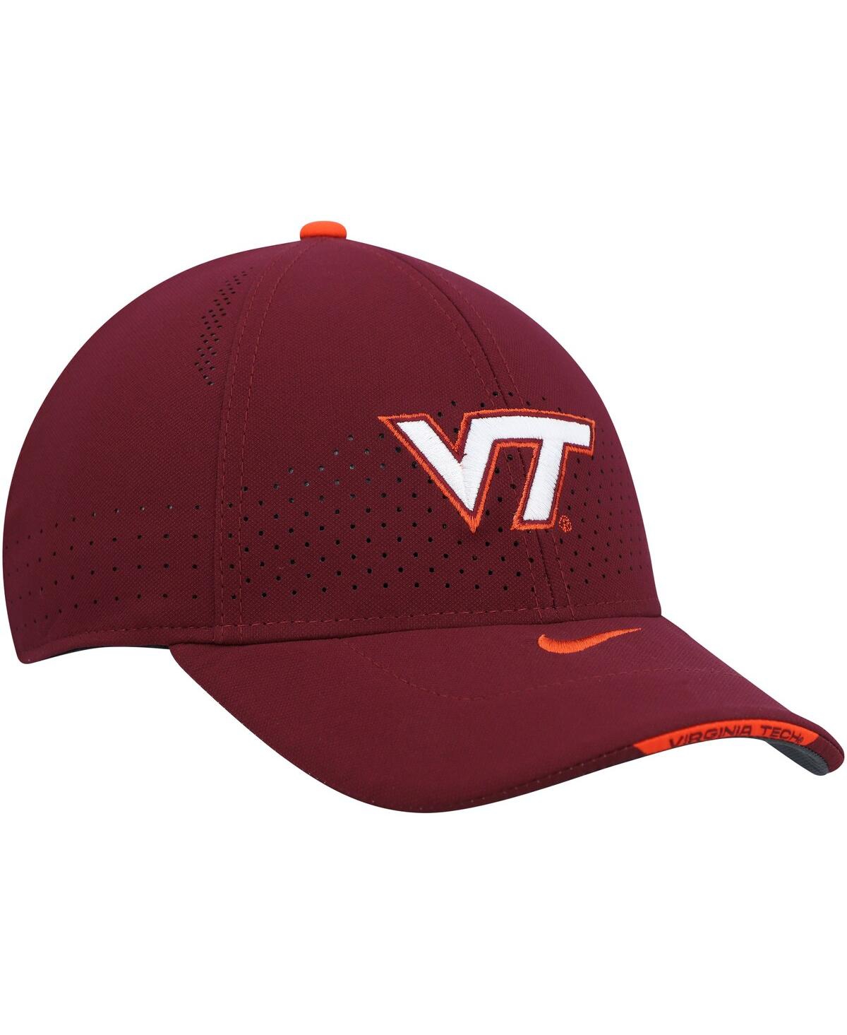 Shop Nike Men's  Maroon Virginia Tech Hokies 2021 Sideline Legacy91 Performance Adjustable Hat