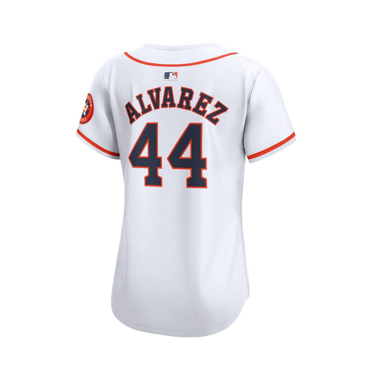 Женский топ Nike Yordan Alvarez White Houston Astros Home Limited Player Jersey — фото 3