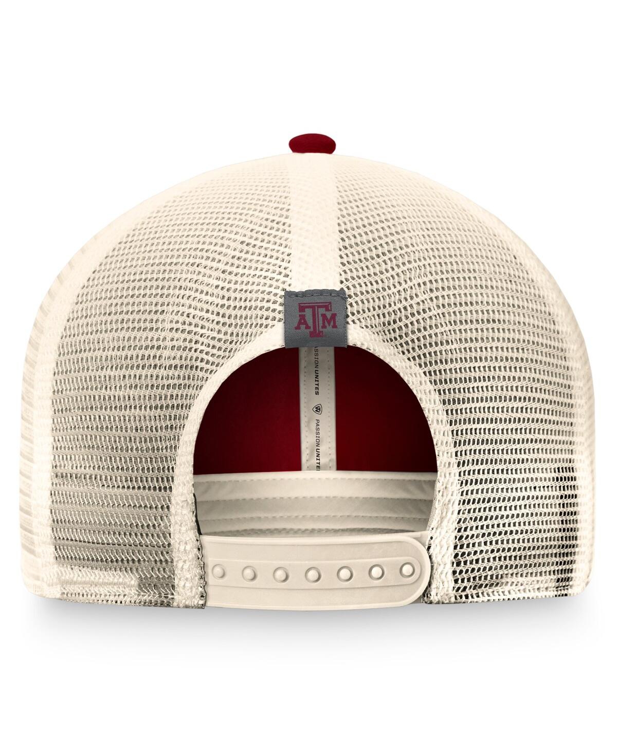 Top Of The World Men's  Maroon Texas A&m Aggies Refined Trucker Adjustable Hat In Maroon