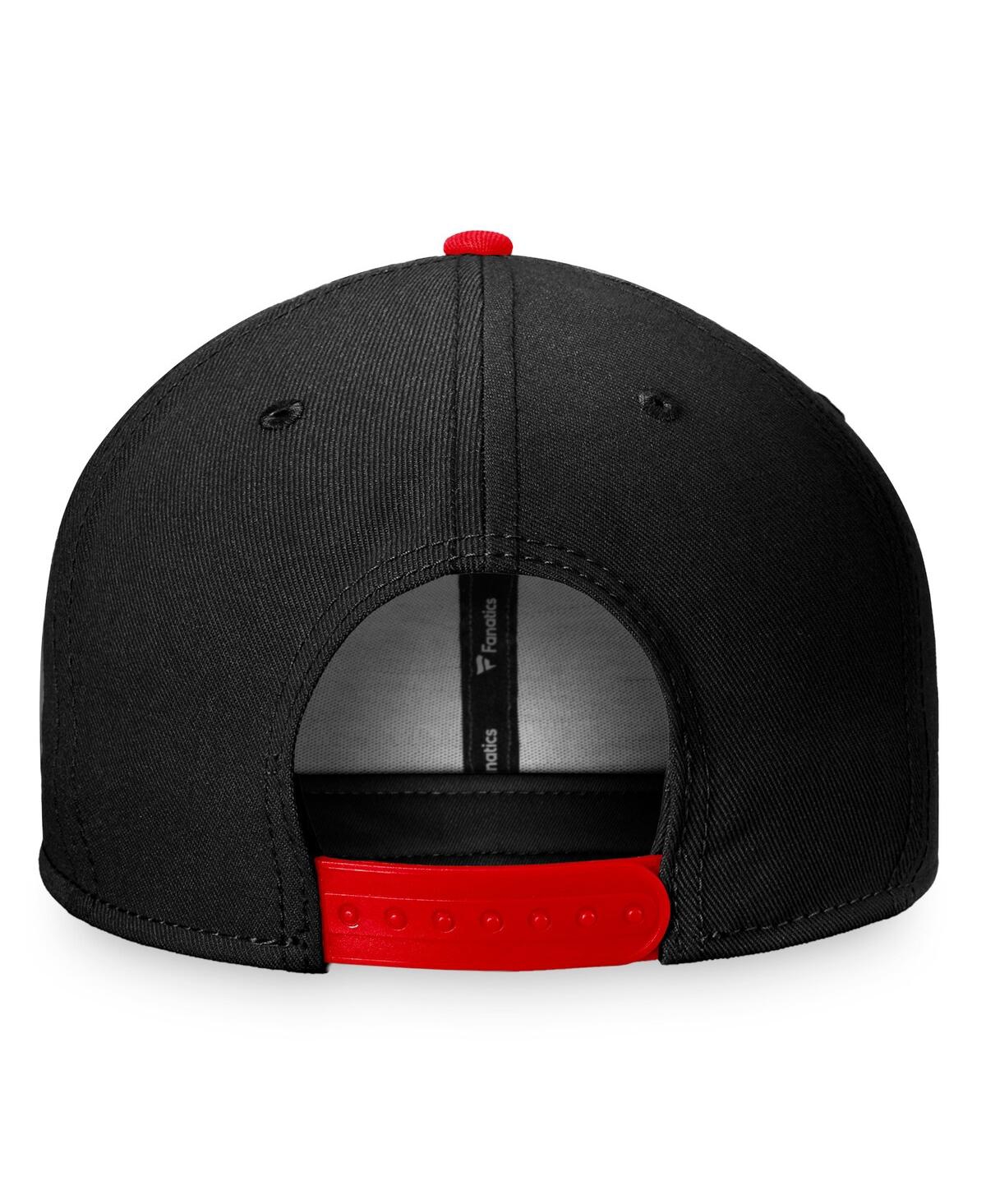 Men's Fanatics Red Chicago Blackhawks Fundamental Colorblocked Snapback Hat - Red