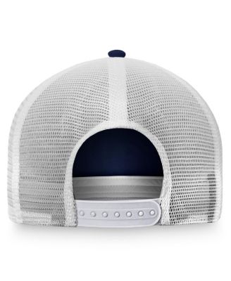 Women's Navy, White St. Louis Blues Fundamental Trucker Adjustable Hat