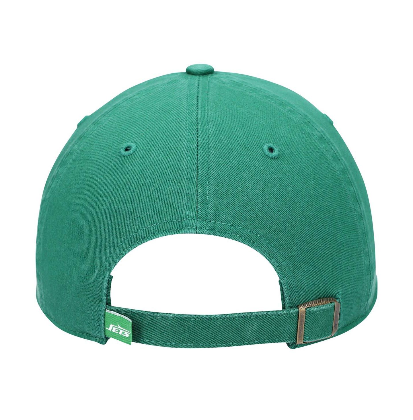 Мужская кепка '47 Brand Green New York Jets Clean Up Legacy Adjustable Hat — фото 4