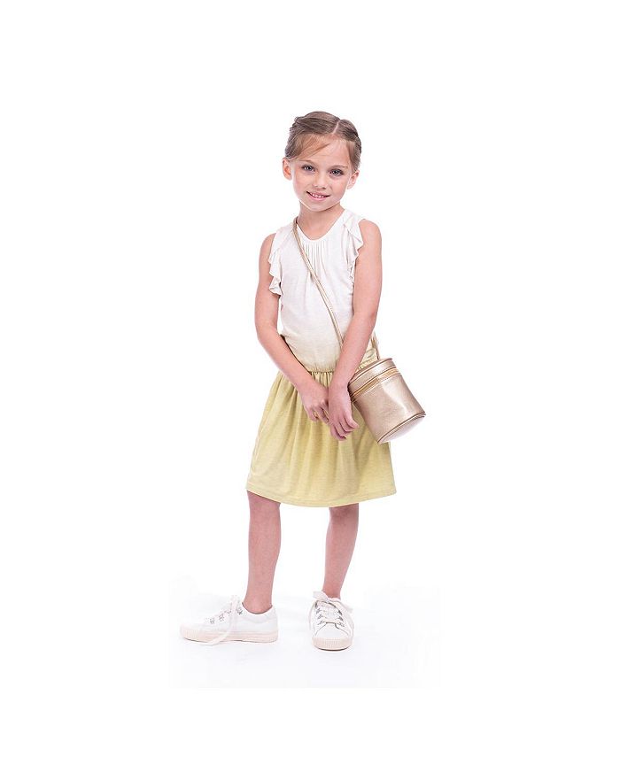 IMOGA Collection Toddler Jill Lime Ombre Jersey Dress - Macy's