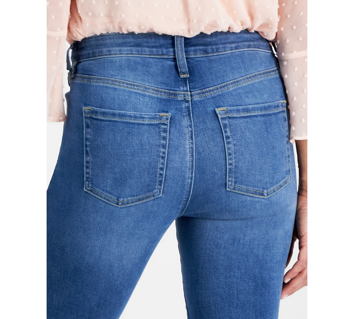 Style & Co Petite Mid Rise Slim Leg Jeans, Created for Macy's