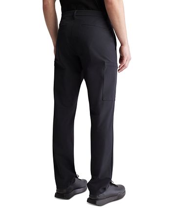 Calvin Klein Athletic Stretch Tech Slim Fit Cargo Pants in Blue for Men