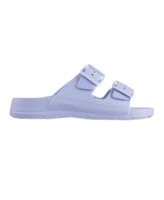 Women's Double Buckle Adjustable Slide with Everywear