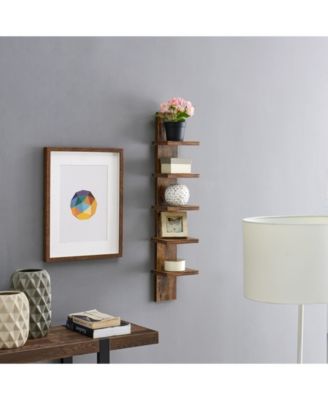 Danya B Utility Column Spine Wall Shelves, Pine - Macy's