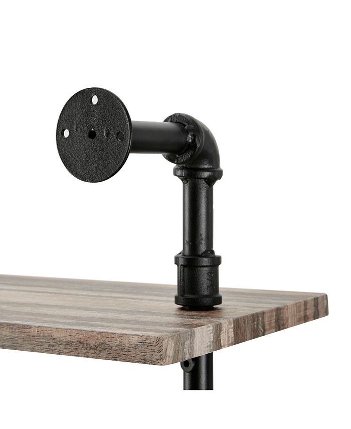 Danya B Aurora Three Tier Pipe Shelf Unit Macy's