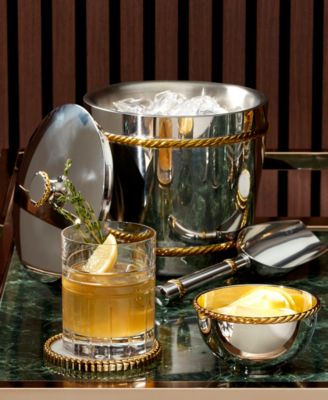 Roseland Metal Ice Bucket Tongs, Set of 2