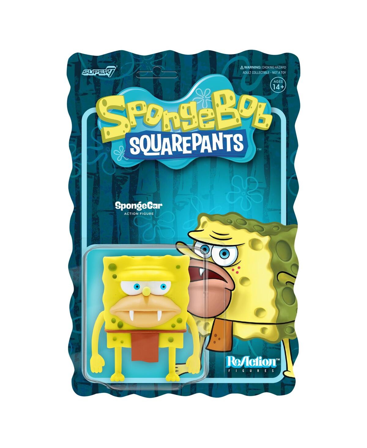 Shop Super 7 Spongebob Square Pants Spongegar Reaction Figure In Multi
