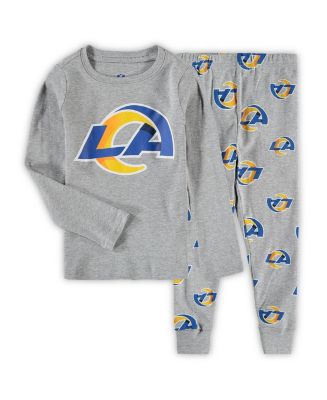 Little Boys and Girls Gray Los Angeles Rams Long Sleeve T-shirt and ...