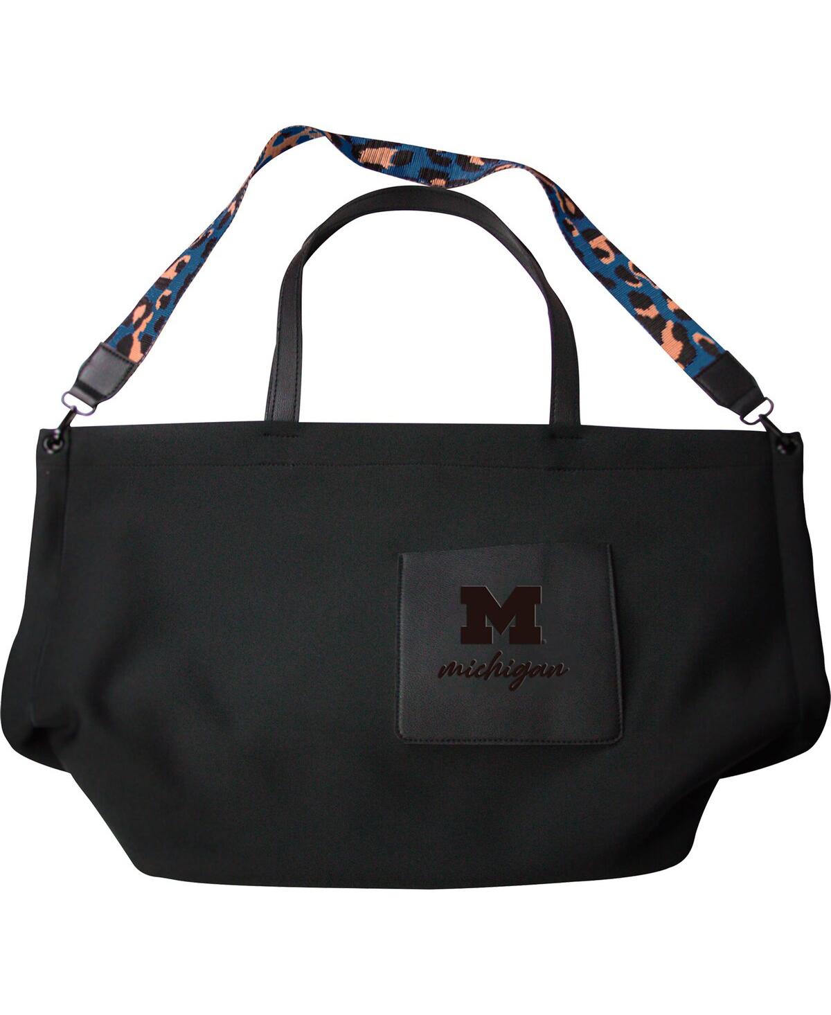 Shop Logo Brands Women's Michigan Wolverines Tote Bag In Black
